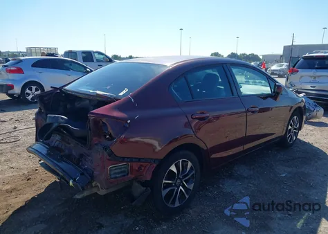 2014 Honda Civic Ex z USA, uszkodzony, nr VIN 19XFB2F81EE000200